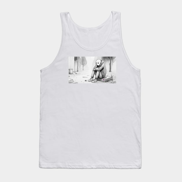 Sad Things Tank Top by Viper Unconvetional Concept